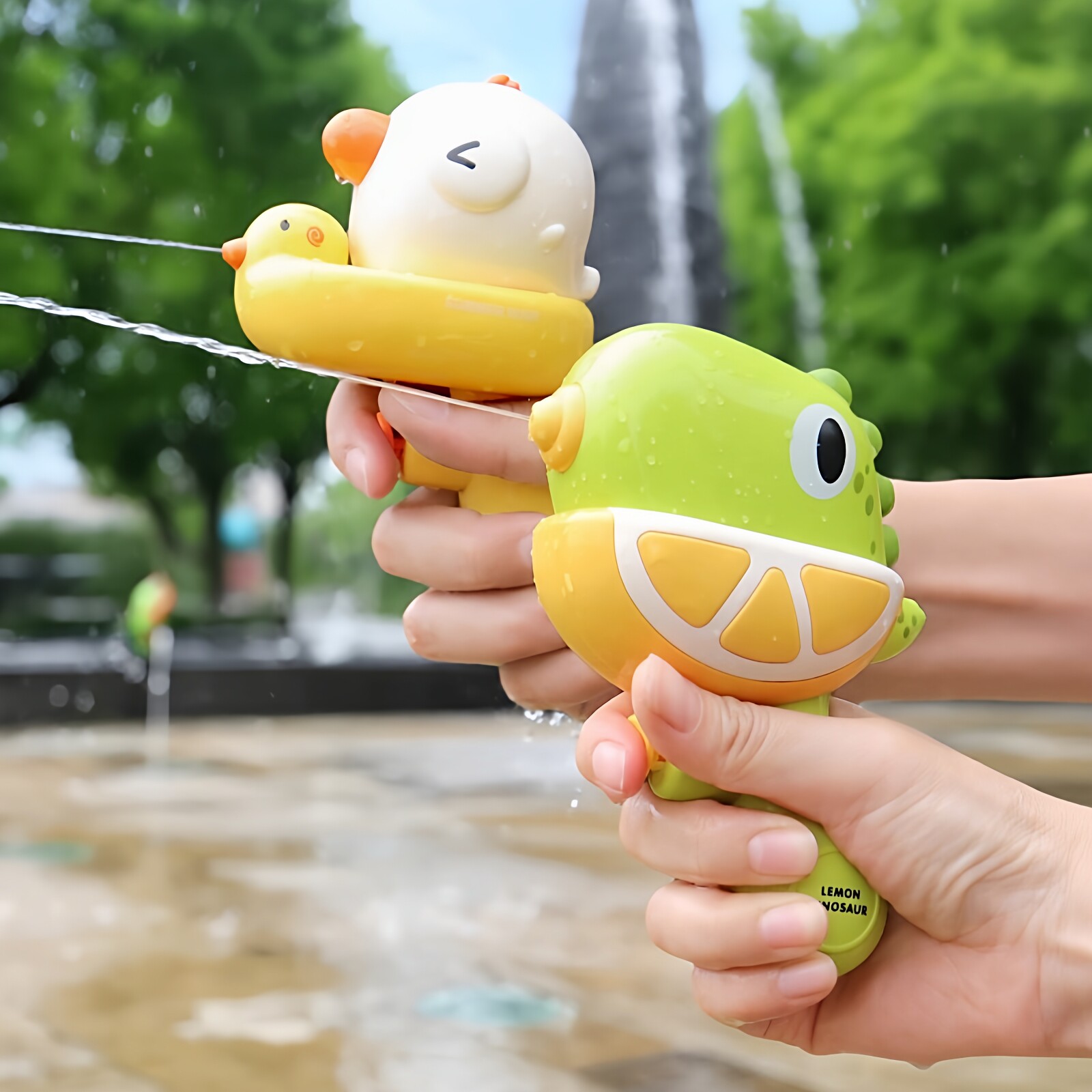 新款卡通可爱小水枪玩具儿童夏季户外喷水枪戏水神器打水仗男女孩