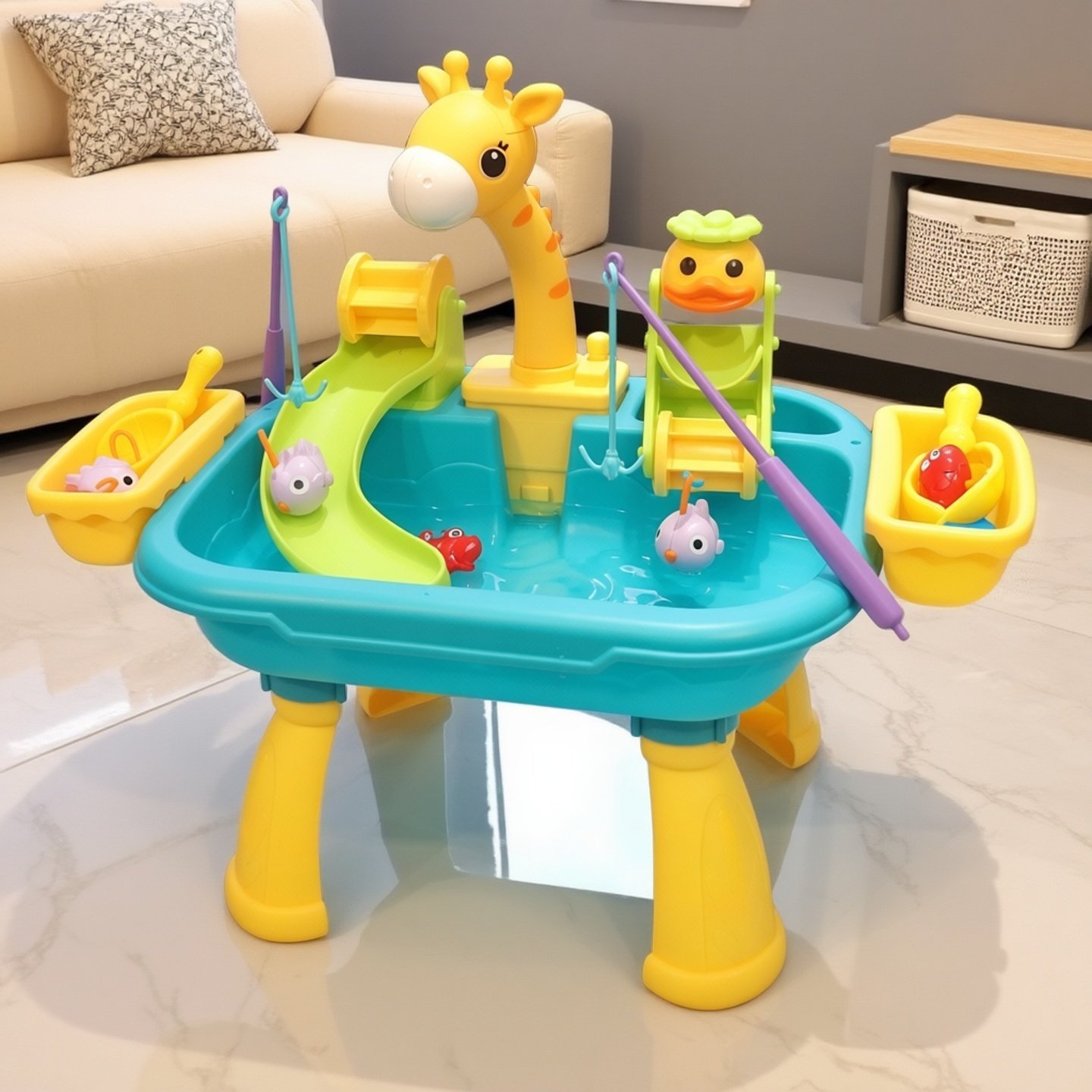 儿童水上乐园玩水戏水神器电动钓鱼玩具宝宝婴儿戏水桌男孩女孩子,玩具/童车/益智/积木/模型,钓鱼类玩具,淘宝优惠券,粉丝福利购,淘宝优惠卷