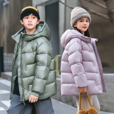 ABCKAIA儿童鹅绒加厚羽绒服