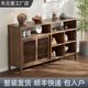 新中式 实木餐边柜储物柜客厅靠墙储物柜玄关柜入户门厅柜置物柜