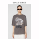 水洗做旧趣味印花大象图案T恤 SERIES 现货 CPLUS