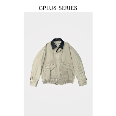 【CPLUS SERIES】巴恩风做旧翻领夹克外套