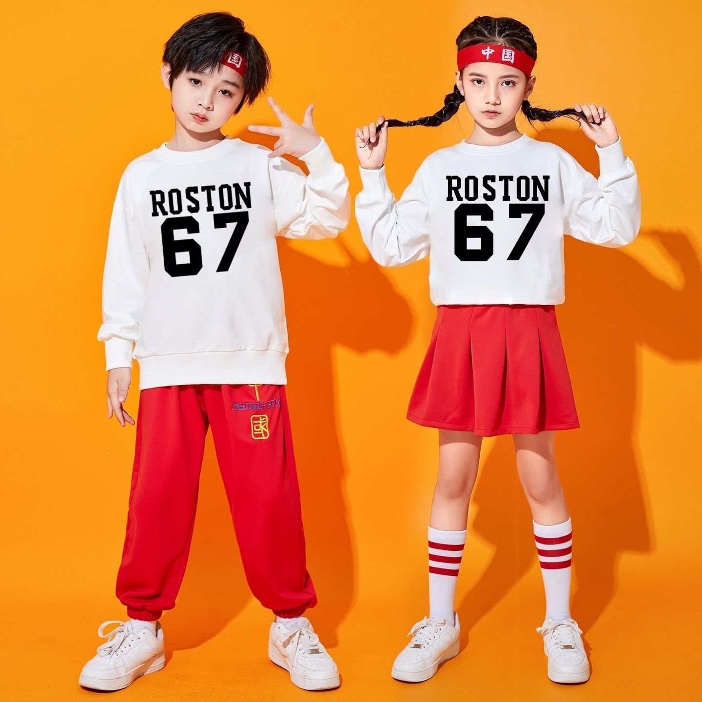 小学生足球宝贝演出服啦啦队班服