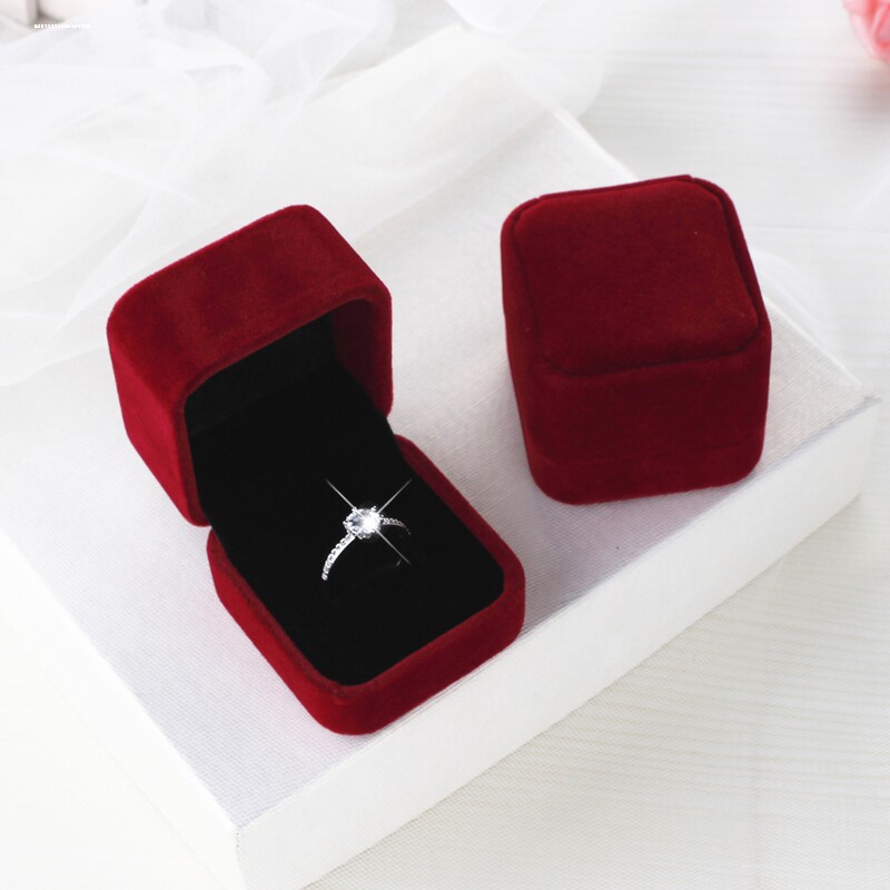 高档戒指盒对戒盒单个婚图片