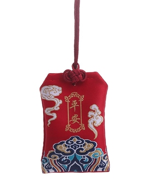 婴幼儿随身刺绣锦囊袋