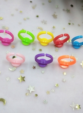 全新粉色儿童戒指托100个手工