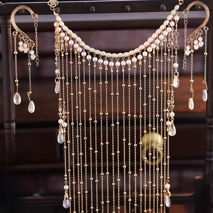 西双版纳异域风超仙面帘汉服古风