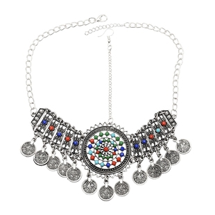 异域风情额饰额头链眉心坠古代流苏饰品民族风配饰印度纱丽头纱