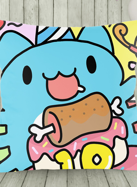 可爱猫猫虫咖波CAPOO貓貓蟲咖波抱枕男女学生日礼物礼品玩偶靠枕