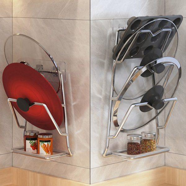 免打孔锅盖架放菜板的架子壁挂式厨房收纳用品神器砧板置物家用挂,家装主材,锅盖架,淘宝优惠券,粉丝福利购,淘宝优惠卷