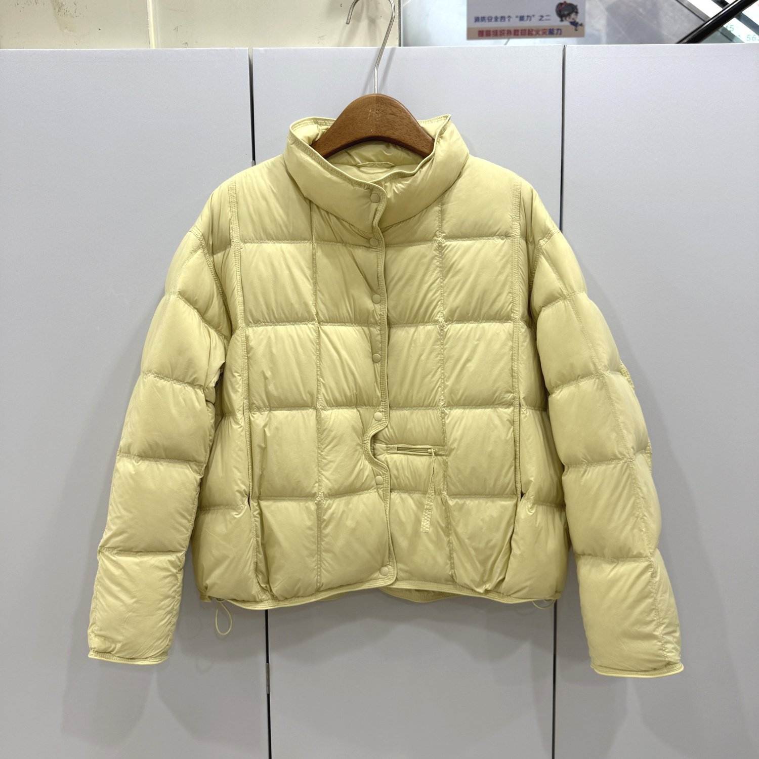 892A18欧洲站2025冬新款时尚立领单排扣宽松显瘦百搭90鸭绒羽绒服