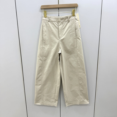 88262 欧洲站时尚高腰气球裤宽松显瘦百搭气质直筒休闲裤女2026春