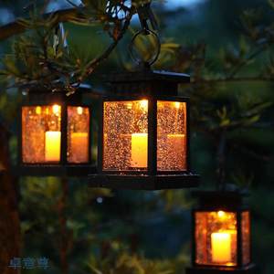 床头防水顶球灯屋户外免灯蜡烛户外灯免挂开孔.安装室内灯led乡村