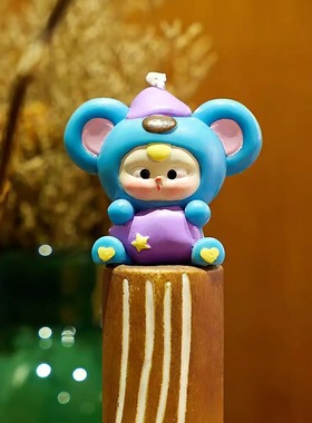 in stock BabyThree娃三岁蜡就是你香薰蜡烛盲盒可爱卡通香氛礼物