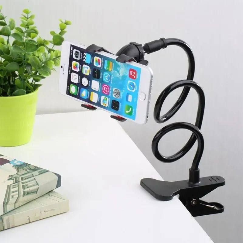 Universal Lazy Bracket Mobile Phone Holder Gooseneck Stand S