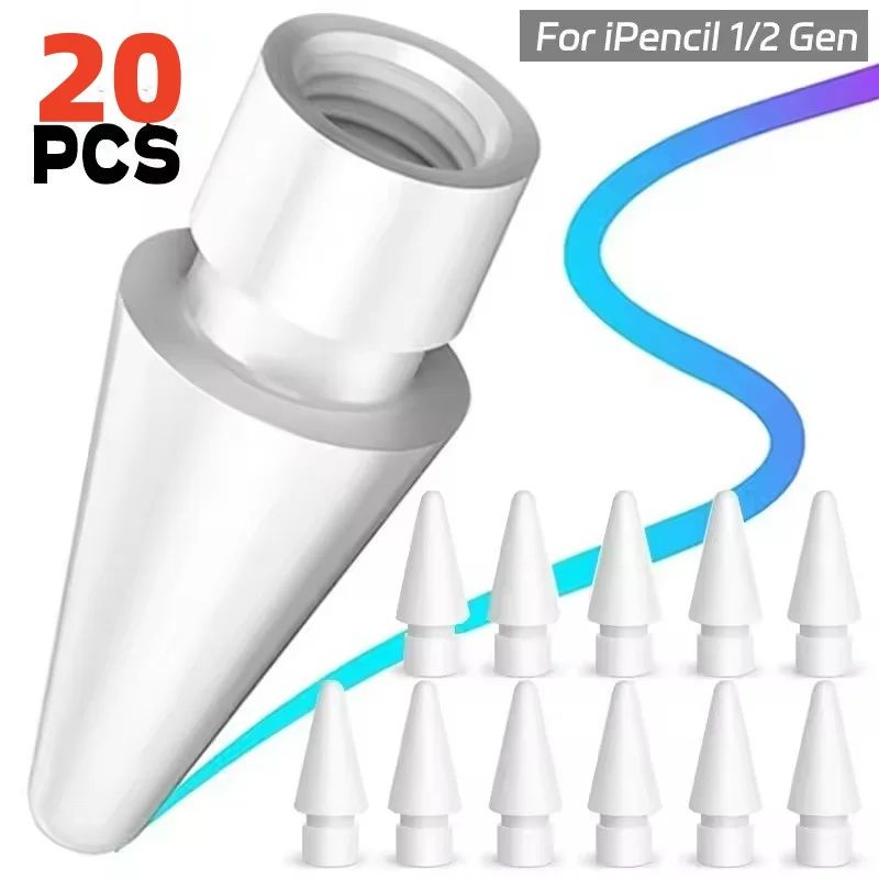 For Apple Pencil 1st/2nd Pencil Nibs Tip Replacement Silent
