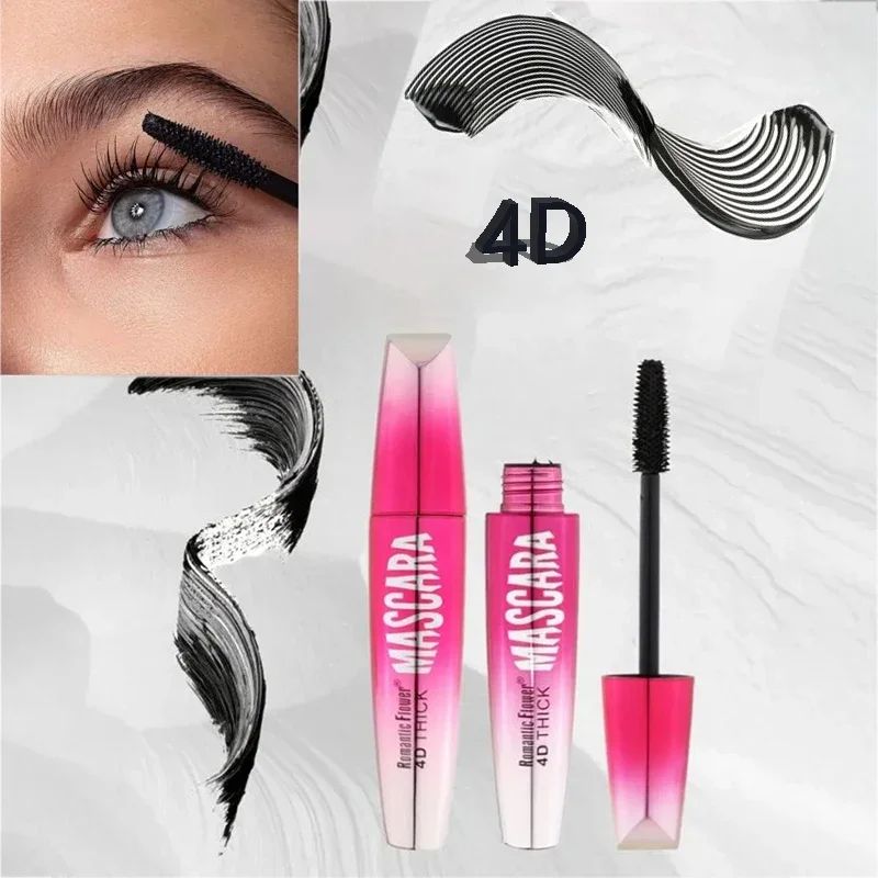4D Extreme Volume Waterproof Lash Mascara Natural Thickening
