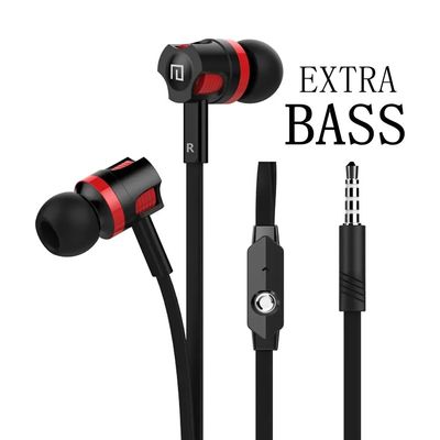 Extra Bass Headphones wired Earphone 3.5mm Earphones With Mi
