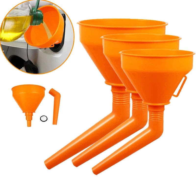 130mm Refueling Funnel with Filter Motorcycle Refuel Oil Wat