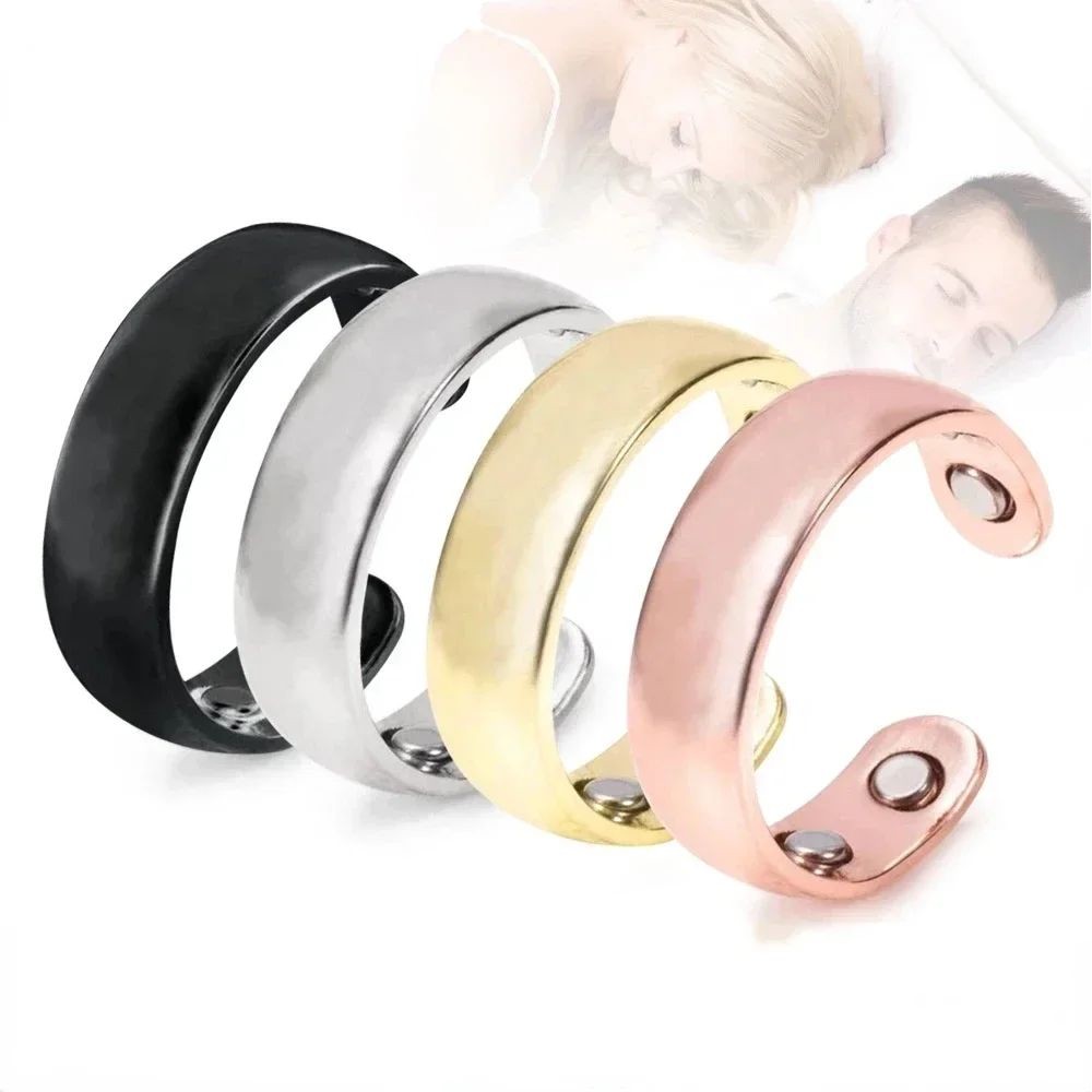 Anti Snoring Device Ring Magnetic Therapy Acupressure Sleep