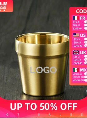 Glossy Surface Beer Mugs Double-Wall Stainless Steel Water C