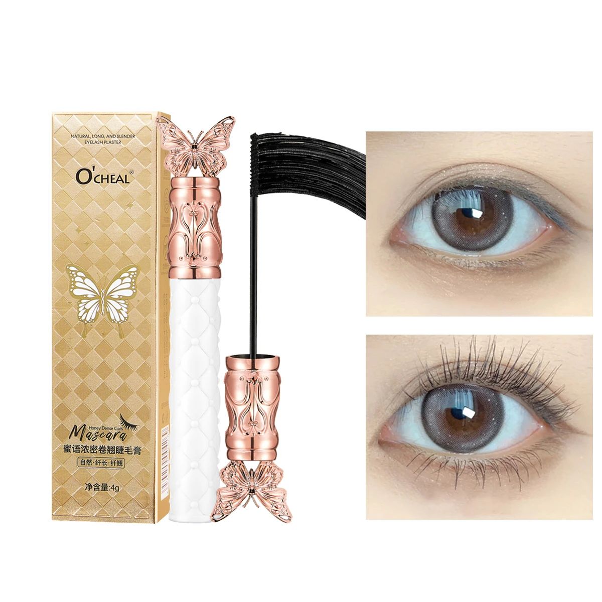 Ocheal Black Mascara Lengthens Eyelashes Extra Volume Long L