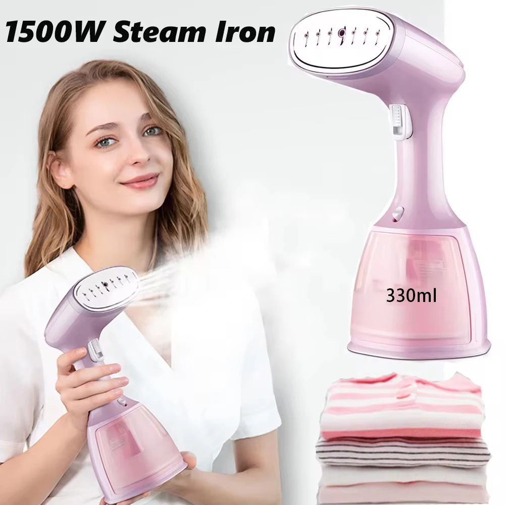1500W Handheld Garment Steamer For Clothes 330ml Portable Ho