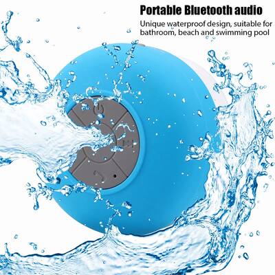 Mini Bluetooth Speaker Waterproof Bathroom Audio Wireless Sh