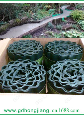 塑料篱笆园艺护栏草坪围栏波浪型30米 LAWN EDGING 佛山工厂