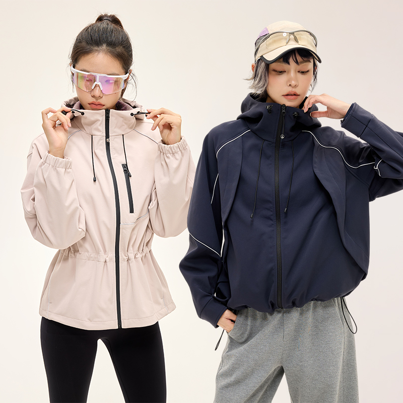 Leorrey乐拉长款宽松运动外套