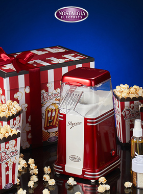 H的礼物清单丨美国「复古电器品牌」Nostalgia Electrics爆米花机