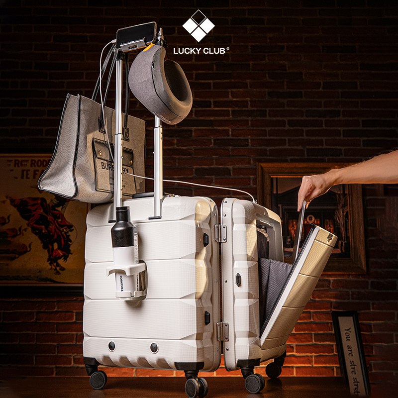 H的礼物清单丨Lucky Club「中国女排同款」指纹多功能户外行李箱