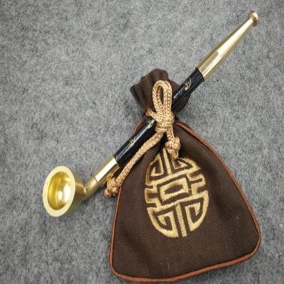 烟嘴锅子木旱烟袋烟斗杆黄铜烟烟具玛瑙老式实烟袋烟锅传统手工