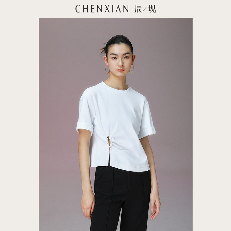 现CHENXIAN 圆领T恤