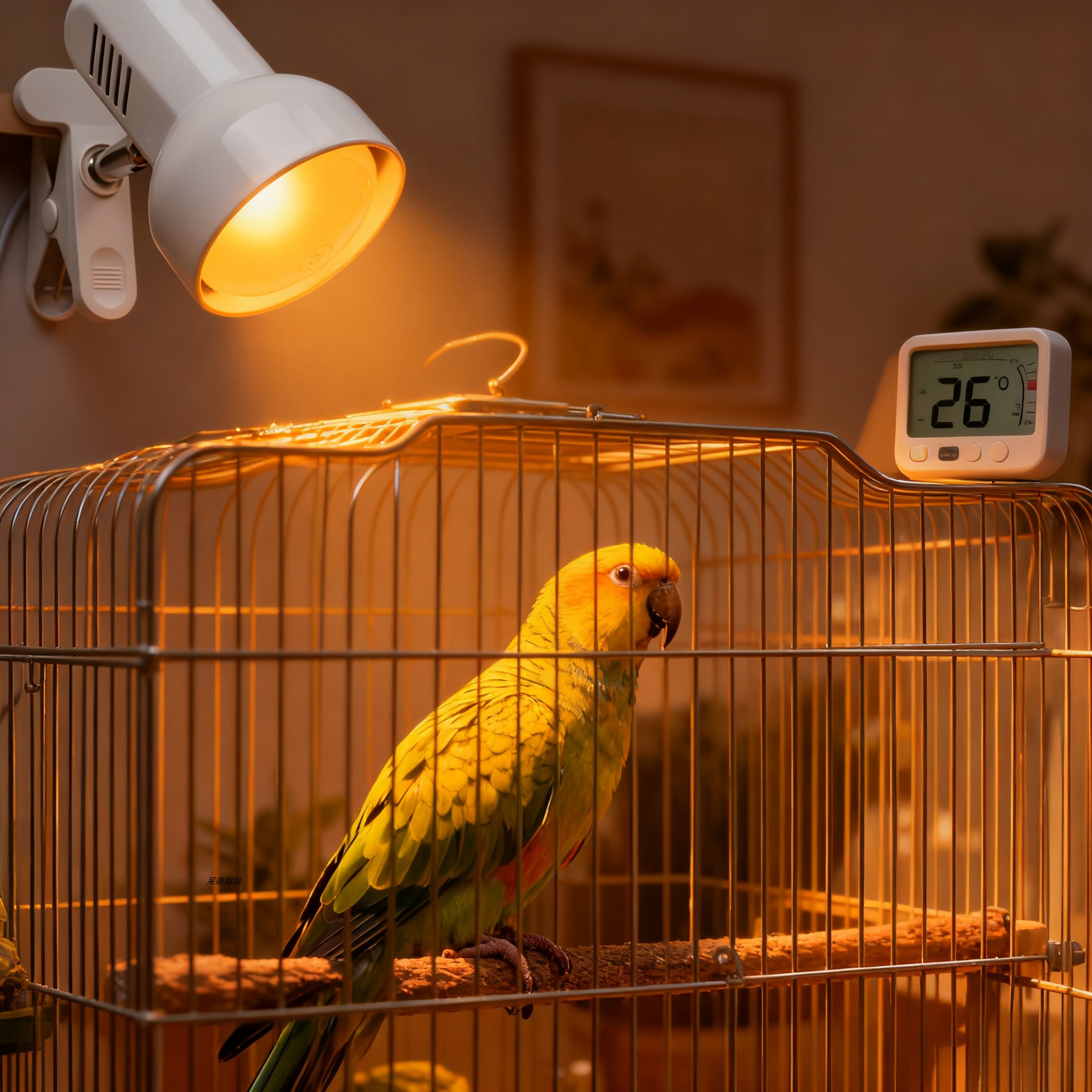 鹦鹉专用取暖灯宠物笼子保温灯小猫犬舍电加热猫窝刚出生取暖器