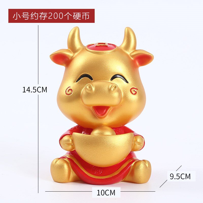 存钱罐m可以取出2021年存钱罐牛气冲天牛防摔牛年储蓄罐防摔大