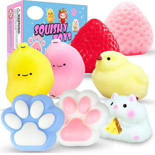 Hamster Chick Taba Banana Paws Cat Pack Toys Squishy Pcs