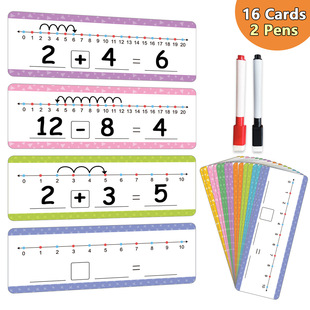 math useful number Line Dry Erase Boards education toy加减法