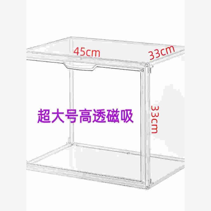 头盔收纳盒超大号亚克力展示盒