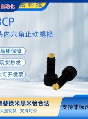 内六角止动螺丝 铜垫止动螺栓 缓冲动螺栓圆柱头型CBCP M5  6  8