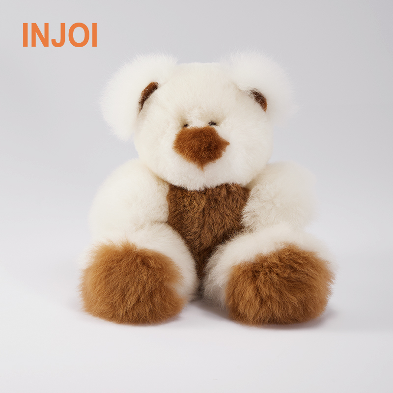 秘鲁羊驼毛熊公仔手工制作高端