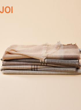 INJOI配饰羊驼毛绒真丝混纺保暖百搭围巾披肩高端妈妈生日礼物