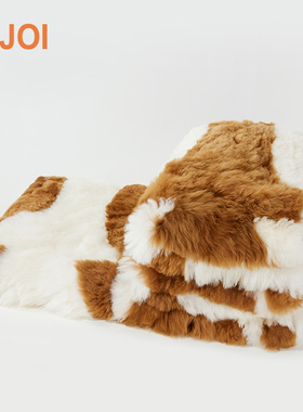 INJOI羊驼毛毛毯秘鲁进口休闲毯搭毯秋冬沙发毯简约轻奢礼物