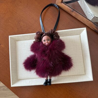 时尚毛绒包挂件钥匙扣
