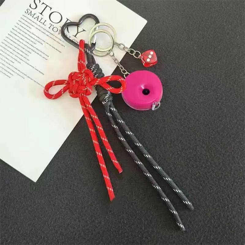 新年中国结骰子新品复古编织绳高级感包包挂件精美时尚钥匙挂饰