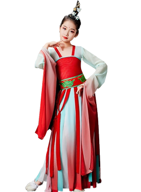 楚鼓声声演出服古典舞女
