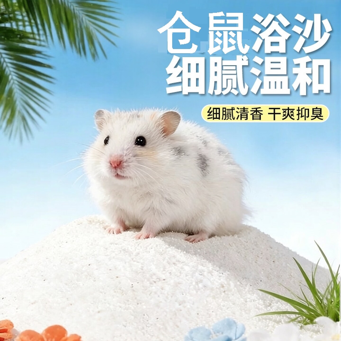 仓鼠浴沙尿沙二合一金丝熊洗澡用品专用金丝熊浴室沐浴沙龙猫浴沙