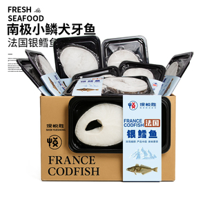 法国进口银鳕鱼一整条排南极小鳞犬牙鱼扒雪鱼块新鲜宝宝辅食婴儿