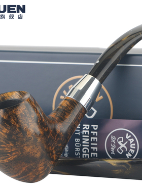 华云Vauen德国进口石楠木烟斗Eames系列双烟嘴烟斗EA141