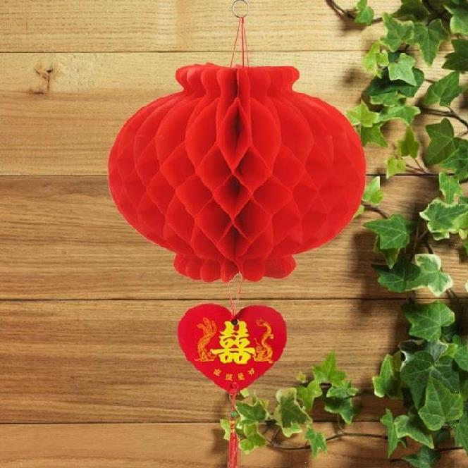 2021年新年装饰灯笼创意挂件小灯笼生日快乐过年室内